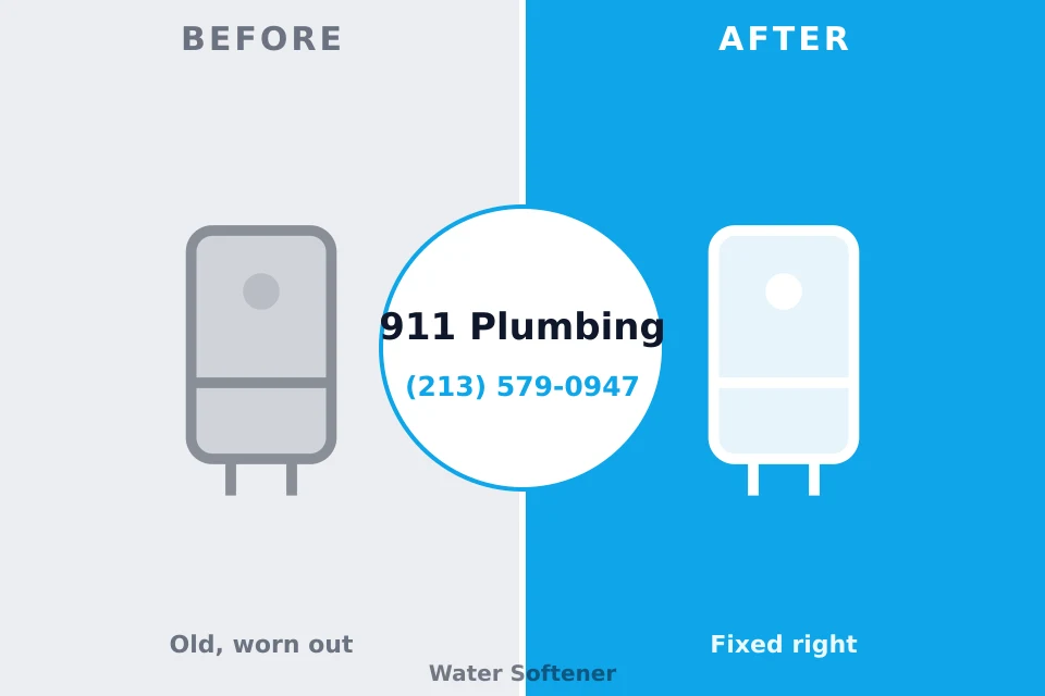 Before and after: plumbing repair Hoxie, KS